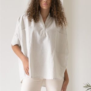 Laude The Label Split Neck Top